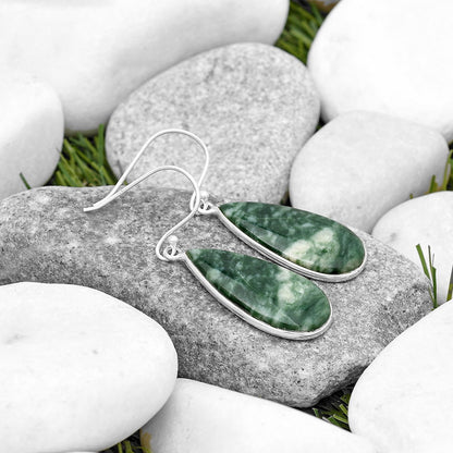 Natural Dioptase Earrings E-1001 SDE69841