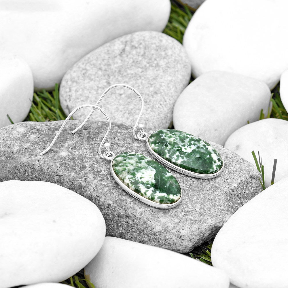 Natural Dioptase Earrings E-1001 SDE69860