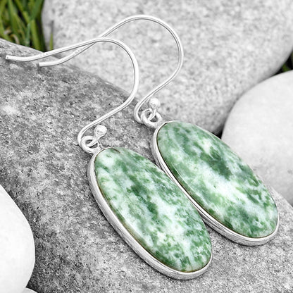 Natural Dioptase Earrings E-1001 SDE69880