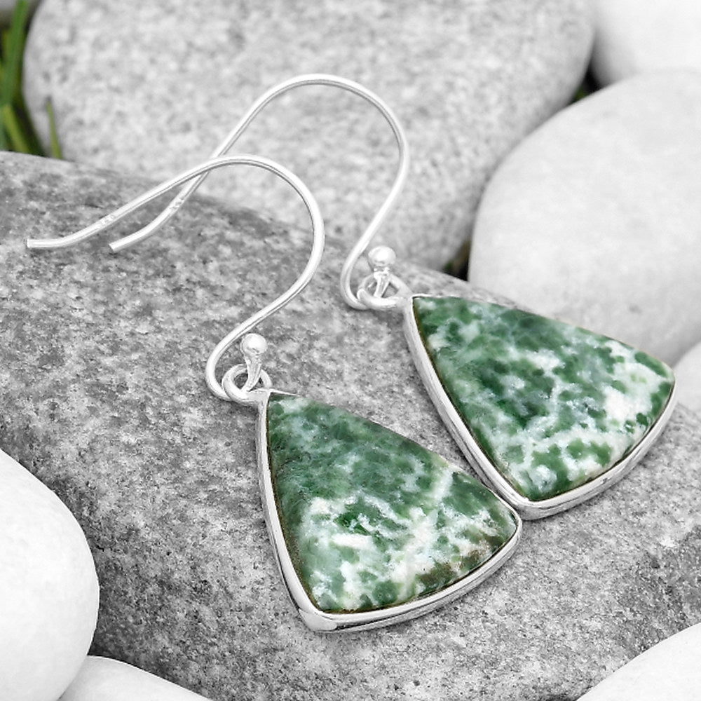 Natural Dioptase Earrings E-1001 SDE69899