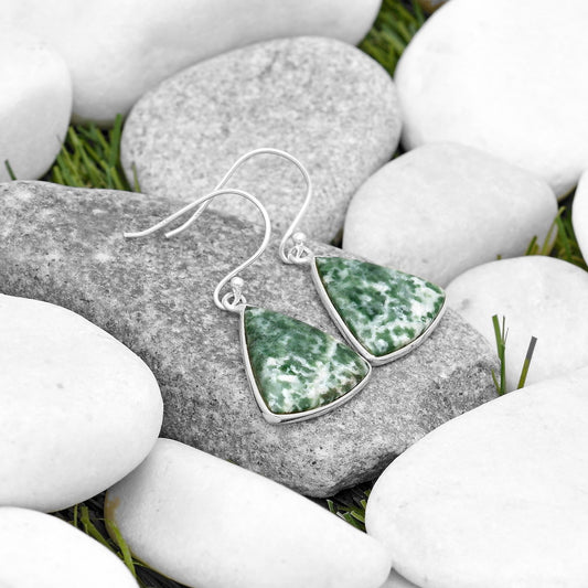 Natural Dioptase Earrings E-1001 SDE69899