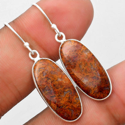 Natural Snake Skin Jasper Earrings E-1001 SDE69993