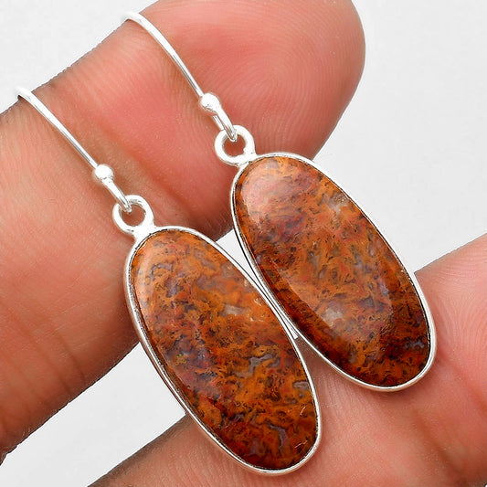 Natural Snake Skin Jasper Earrings E-1001 SDE69993