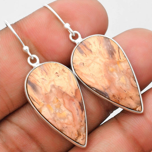 Natural Imperial Dedise Jasper Earrings E-1001 SDE69995