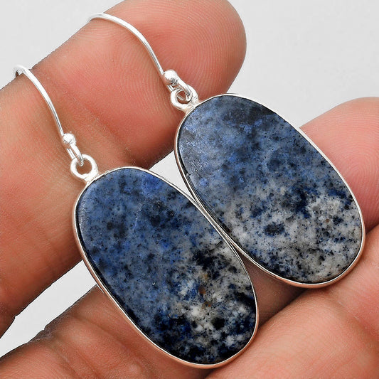 Natural Dumortierite Quartz Earrings E-1001 SDE70051