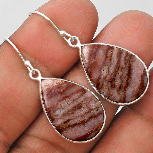 Natural Imperial Dedise Jasper Earrings E-1001 SDE70063