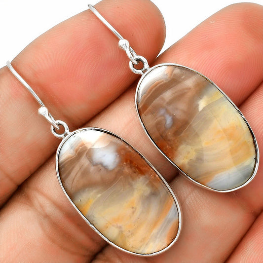 Natural Imperial Dedise Jasper Earrings E-1001 SDE70347