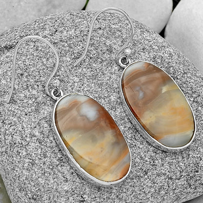 Natural Imperial Dedise Jasper Earrings E-1001 SDE70347