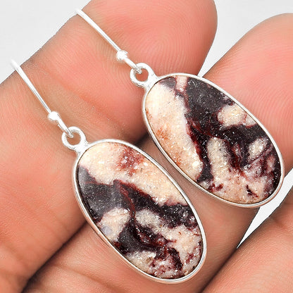 Natural Indian Blanket Jasper Earrings E-1001 SDE70402