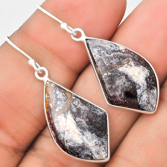 Natural Indian Blanket Jasper Earrings E-1001 SDE70406