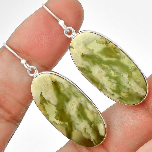 Natural Serpentine Earrings E-1001 SDE70451