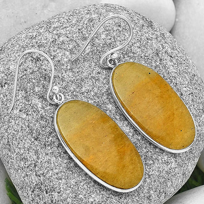 Natural Honey Aragonite Earrings E-1001 SDE70845