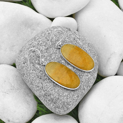 Natural Honey Aragonite Earrings E-1001 SDE70845