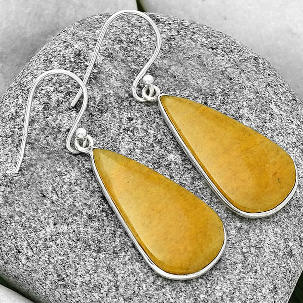 Natural Honey Aragonite Earrings E-1001 SDE71658