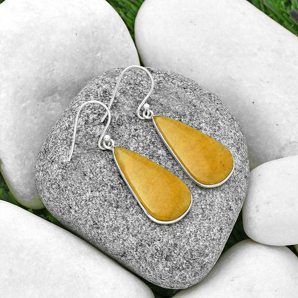 Natural Honey Aragonite Earrings E-1001 SDE71658