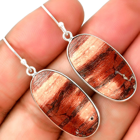 Natural Snake Skin Jasper Earrings E-1001 SDE74719