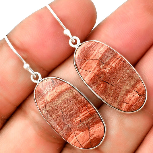 Natural Snake Skin Jasper Earrings E-1001 SDE74729