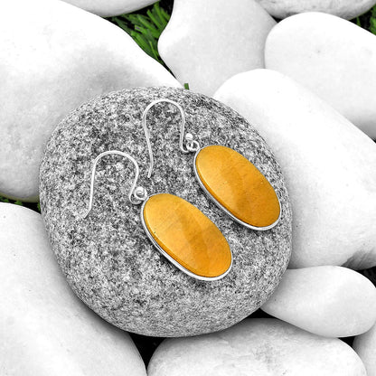 Natural Honey Aragonite Earrings E-1001 SDE74772