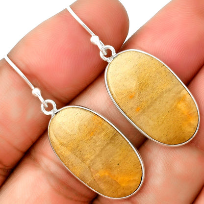Natural Honey Aragonite Earrings E-1001 SDE74773