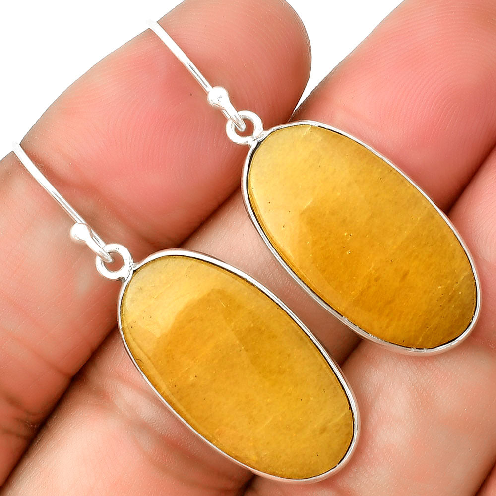 Natural Honey Aragonite Earrings E-1001 SDE74775