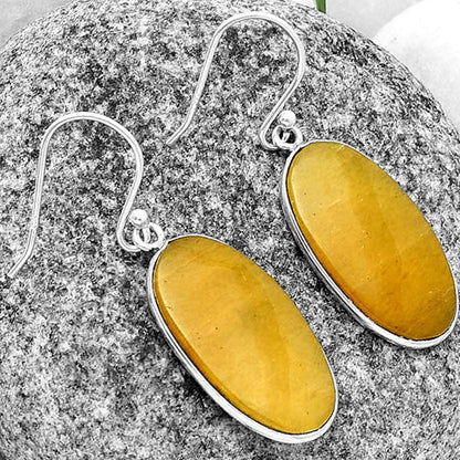 Natural Honey Aragonite Earrings E-1001 SDE74775