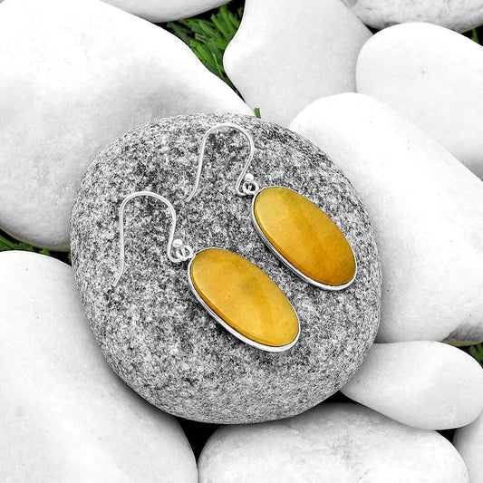 Natural Honey Aragonite Earrings E-1001 SDE74775