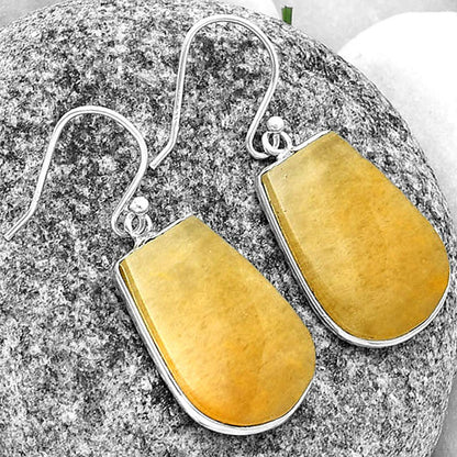 Natural Honey Aragonite Earrings E-1001 SDE74777