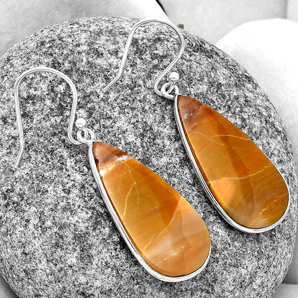 Natural Imperial Dedise Jasper Earrings E-1001 SDE74786