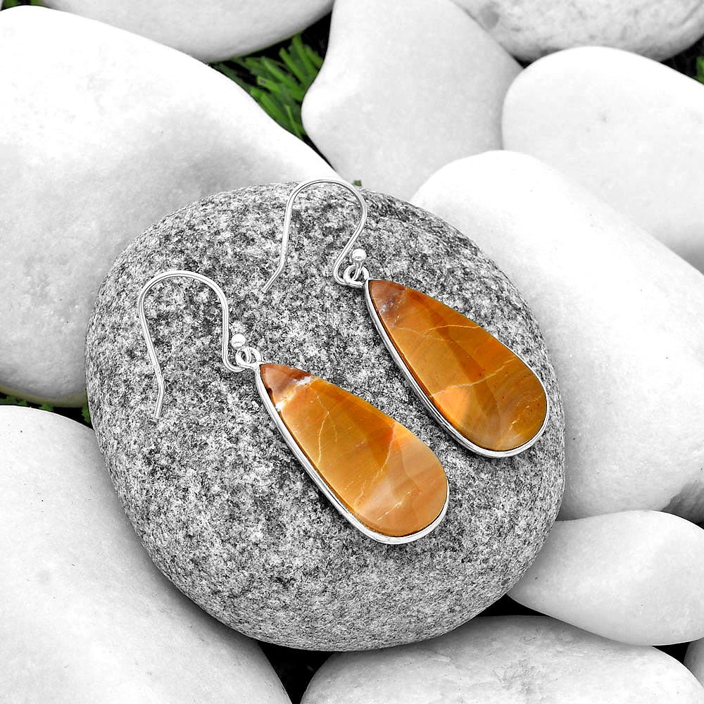 Natural Imperial Dedise Jasper Earrings E-1001 SDE74786