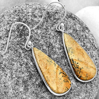 Natural Picture Jasper Earrings E-1001 SDE74827