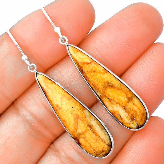Natural Coral Jasper Earrings E-1001 SDE75452