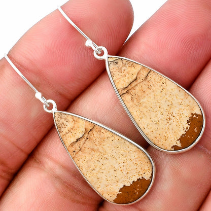 Natural Picture Jasper Earrings E-1001 SDE75820