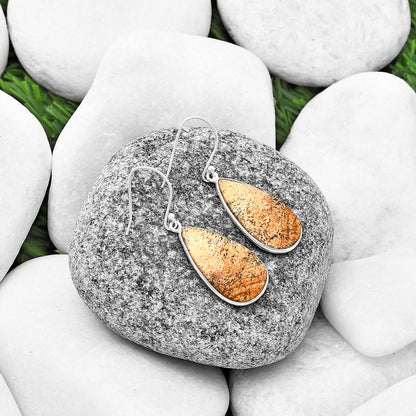 Natural Picture Jasper Earrings E-1001 SDE75843