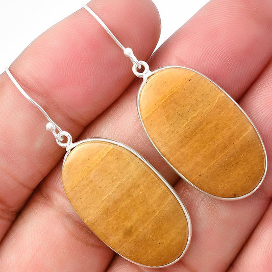Natural Honey Aragonite Earrings E-1001 SDE75862