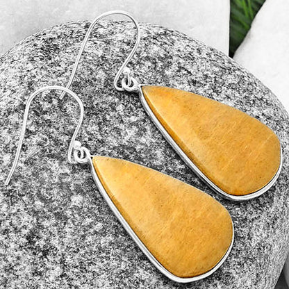 Natural Honey Aragonite Earrings E-1001 SDE75864