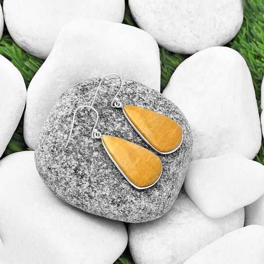 Natural Honey Aragonite Earrings E-1001 SDE75864