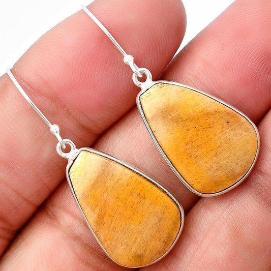 Natural Honey Aragonite Earrings E-1001 SDE75868