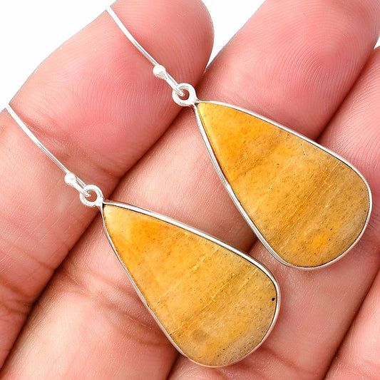 Natural Honey Aragonite Earrings E-1001 SDE75870