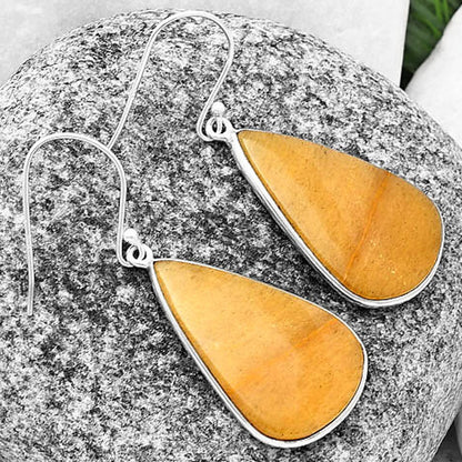 Natural Honey Aragonite Earrings E-1001 SDE75871