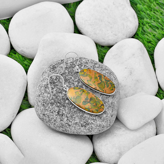 Natural Fruit Jasper Earrings E-1001 SDE76109