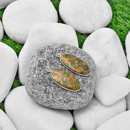 Natural Fruit Jasper Earrings E-1001 SDE76116