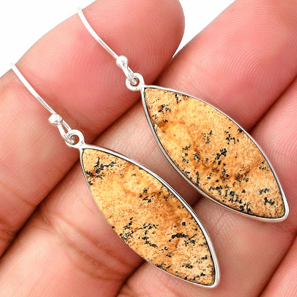 Natural Picture Jasper Earrings E-1001 SDE76883
