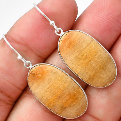 Natural Honey Aragonite Earrings E-1001 SDE76965