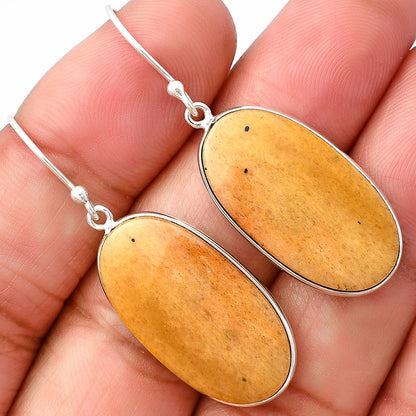 Natural Honey Aragonite Earrings E-1001 SDE76966