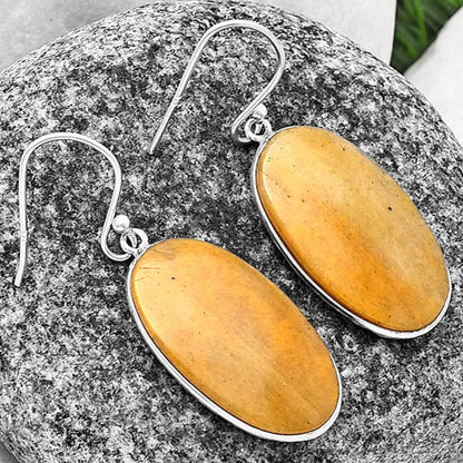 Natural Honey Aragonite Earrings E-1001 SDE76969