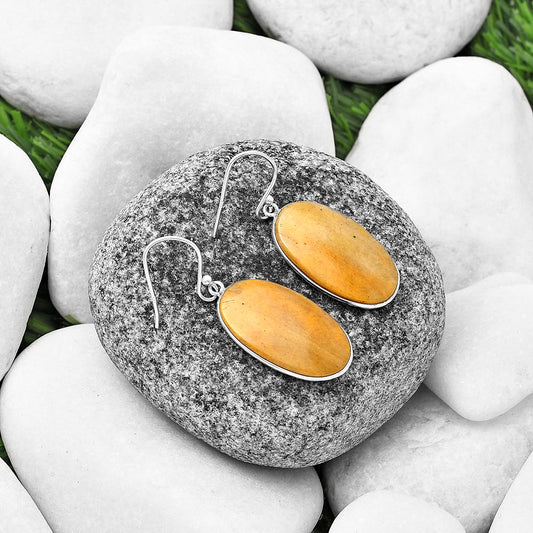 Natural Honey Aragonite Earrings E-1001 SDE76969