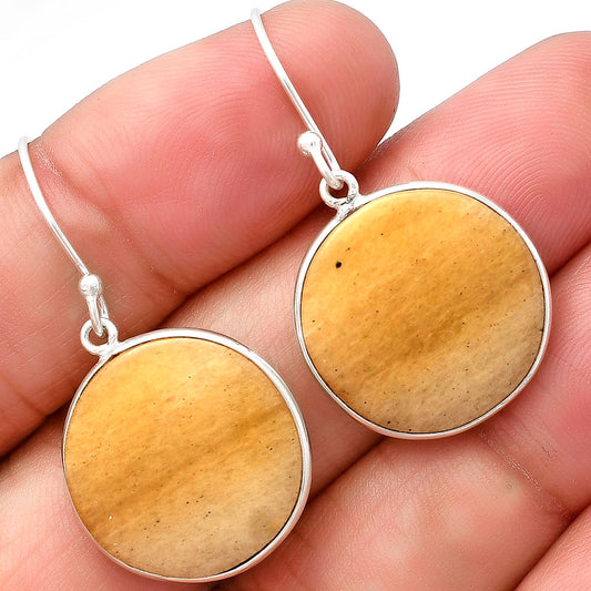 Natural Honey Aragonite Earrings E-1001 SDE76971