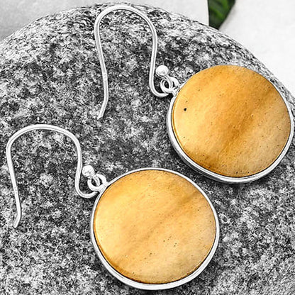 Natural Honey Aragonite Earrings E-1001 SDE76971