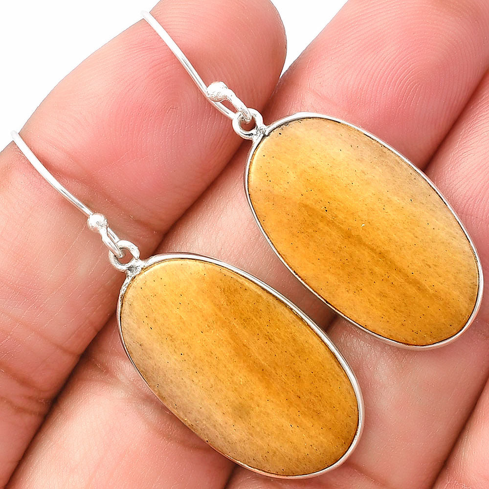 Natural Honey Aragonite Earrings E-1001 SDE76973