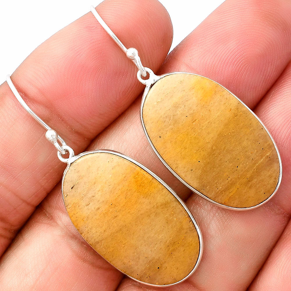 Natural Honey Aragonite Earrings E-1001 SDE76974